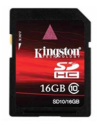 Карта Secure Digital Kingston SD10G2 16GB