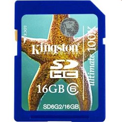 Карта Secure Digital Kingston SD6G2 16GB