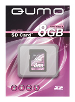 Карта Secure Digital QUMO SDHC Card 8Gb Class 6