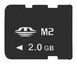 Карта Memory Stick QUMO MemoryStick Micro M2 2GB