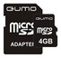 Карта Secure Digital QUMO microSDHC class 6 4GB